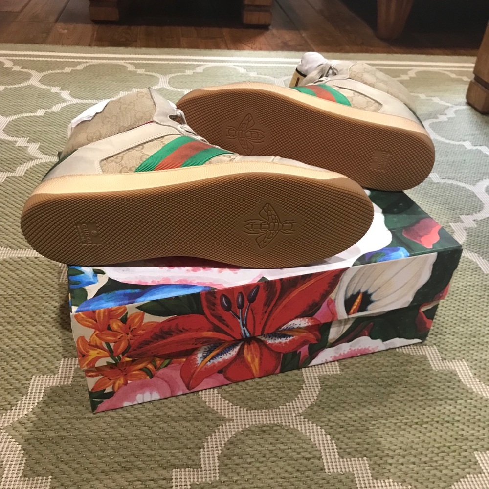 brand new GUCCI Screener GG Hightop Sneaker - Picture 2 of 5